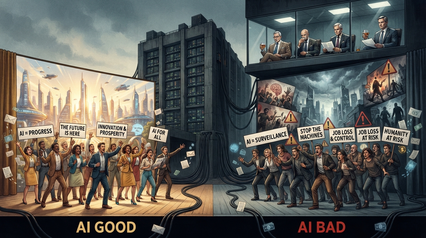 The AI Debate Is Sponsored Content Now